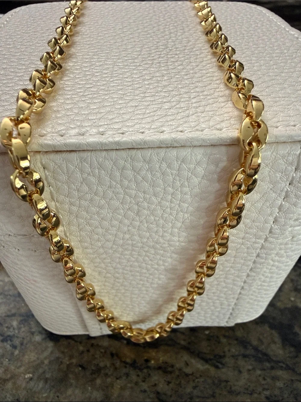 18K Gold-Filled Italy Link Chain Necklace - 22”